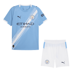 Manchester City men's home jersey set (jersey+shorts) 2025/26