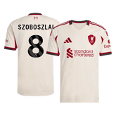 Pánské Liverpool SZOBOSZLAI #8 Pryč Fotbalový dres 2025/26