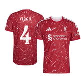 Liverpool VIRGIL #4 Domov Fotbalový dres 2026/27 - verze pro hráče - UCL