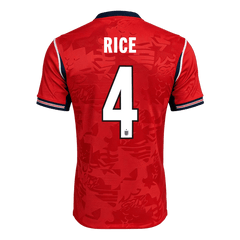 Pánské England RICE #4 Pryč Fotbalový dres Mistrovství světa 2026