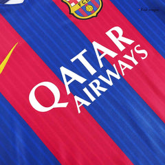 Barcelona MESSI #10 Domov Retro fotbalový dres 2016/17