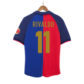Barcelona RIVALDO #11 Domácí Retro fotbalový dres 1999/00 – 100. výročí