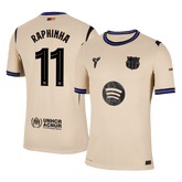 Barcelona RAPHINHA #11 venkovní fotbalový dres 2025/26 – verze pro hráče – UCL