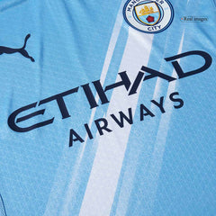 Manchester City 2025/26 Home Football Shirt - Player Version