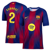 Pánský fotbalový dres Barcelona CUBARSÍ #2 Domácí 2025/26