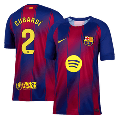 Pánský fotbalový dres Barcelona CUBARSÍ #2 Domácí 2025/26