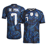 Argentina DE PAUL #7 Pryč Fotbalový dres Mistrovství světa 2026 - verze pro hráče