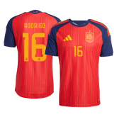 Spain RODRIGO #16 Domov Fotbalový dres Mistrovství světa 2026 - verze pro hráče