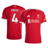 Liverpool VIRGIL #4 Men's Home Football Jersey 2025/26