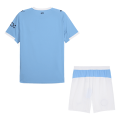 Manchester City men's home jersey set (jersey+shorts) 2025/26
