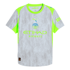 Manchester City Třetí pryč Fotbalový dres 2025/26 - verze pro hráče