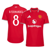 Manchester United B. FERNANDES #8 Domov Fotbalový dres 2026/27 - verze pro hráče - UCL