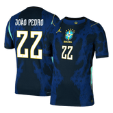 Brazil JOÃO PEDRO #22 Pryč Fotbalový dres Mistrovství světa 2026 - verze pro hráče