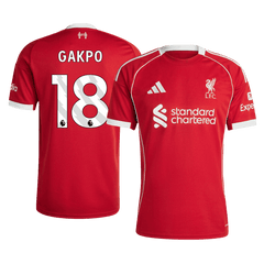 Pánské Liverpool GAKPO #18 Domov Fotbalový dres 2025/26