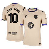 Barcelona LAMINE YAMAL #10 venkovní fotbalový dres 2025/26 – verze pro hráče – UCL