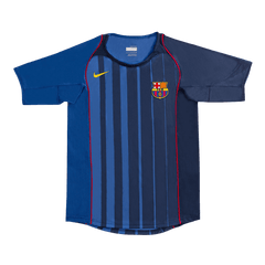 Barcelona RONALDINHO #10 away retro football jersey 2004/05