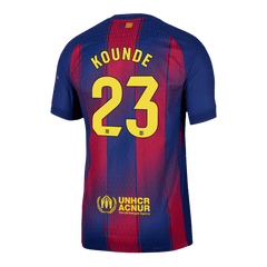 Barcelona KOUNDE #23 Domov Fotbalový dres 2025/26 - verze pro hráče