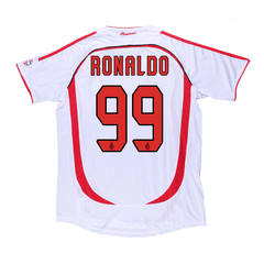 AC Milán RONALDO #99 venkovní retro fotbalový dres 2006/07 - UCL