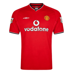 Manchester United Domov Retro fotbalový dres 2000/02