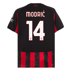 Men's AC Milan MODRIĆ #14 Home Football Jersey 2025/26