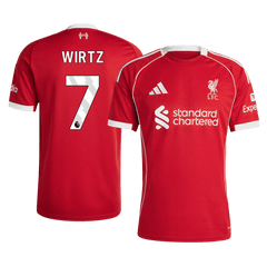 Pánský domácí fotbalový dres Liverpool WIRTZ #7 2025/26