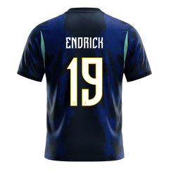 Pánské Brazil ENDRICK #19 Pryč Fotbalový dres Mistrovství světa 2026
