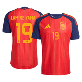Spain LAMINE YAMAL #19 Domov Fotbalový dres Mistrovství světa 2026 - verze pro hráče