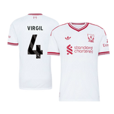 Liverpool VIRGIL #4 Pryč Fotbalový dres 2026/27 - verze pro hráče