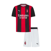 Děti AC Milan Domov Fotbalový dres Kit(dres + šortky) 2026/27