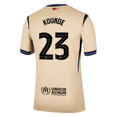 Pánské Barcelona KOUNDE #23 Pryč Fotbalový dres 2025/26 - UCL