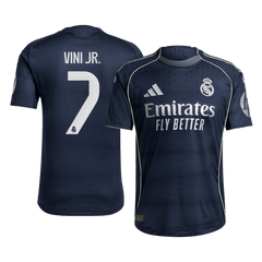 Real Madrid VINI JR. #7 Venkovní fotbalový dres 2025/26 – verze pro hráče