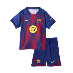 Barcelona Home Jersey Kids Kit (jersey + shorts) 2025/26