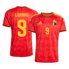 Pánské Belgium LUKAKU #9 Domov Fotbalový dres Mistrovství světa 2026