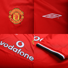 Manchester United Domov Retro fotbalový dres 2000/02