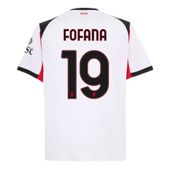 Pánské AC Milan FOFANA #19 Pryč Fotbalový dres 2025/26