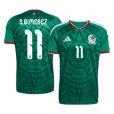 Pánské Mexico S.GIMENEZ #11 Domov Fotbalový dres Mistrovství světa 2026