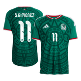 Mexico S.GIMENEZ #11 Domov Fotbalový dres Mistrovství světa 2026 - verze pro hráče
