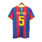 Barcelona PUYOL #5 Domácí Retro fotbalový dres 2010/11