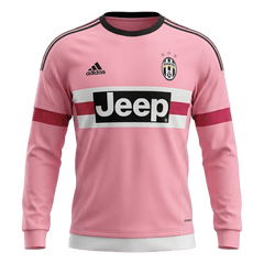 Juventus Pryč Retro Long Sleeve fotbalový dres 2015/16