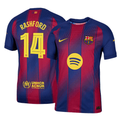 Barcelona RASHFORD #14 Domácí Fotbalový dres 2025/26 – verze pro hráče – UCL
