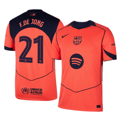 Pánské Barcelona F.DE JONG #21 Třetí pryč Fotbalový dres 2025/26 - UCL