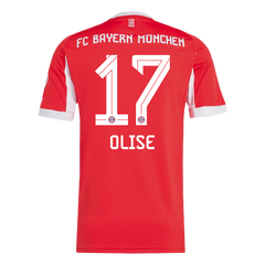 Pánské Bayern Munich OLISE #17 Domov Fotbalový dres 2025/26
