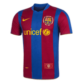 Barcelona Domov Retro fotbalový dres 2007/08