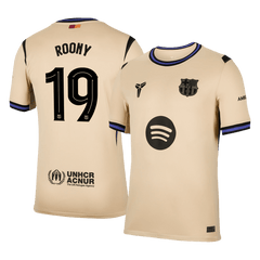 Pánské Barcelona ROONY #19 Pryč Fotbalový dres 2025/26 - UCL