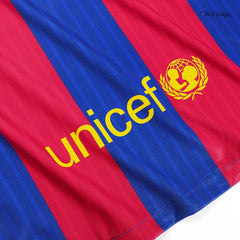 Barcelona MESSI #10 Domov Retro fotbalový dres 2016/17