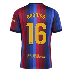 Pánské Barcelona RODRIGO #16 Domov Fotbalový dres 2026/27
