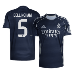 Pánský venkovní fotbalový dres Real Madrid BELLINGHAM #5 2025/26