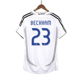Real Madrid BECKHAM #23 domácí Retro fotbalový dres 2006/07