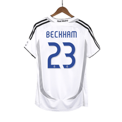 Real Madrid BECKHAM #23 domácí Retro fotbalový dres 2006/07