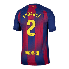 Barcelona CUBARSÍ #2 Home Football Shirt 2025/26 - Player Version